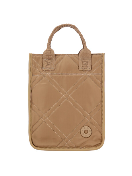 Bolso Matero Capitoneado Taupe