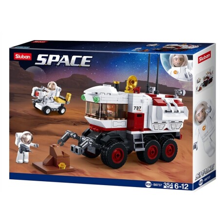 Juego Bloques Sluban Estación Espacial Mars Rover 354 Pzs 001