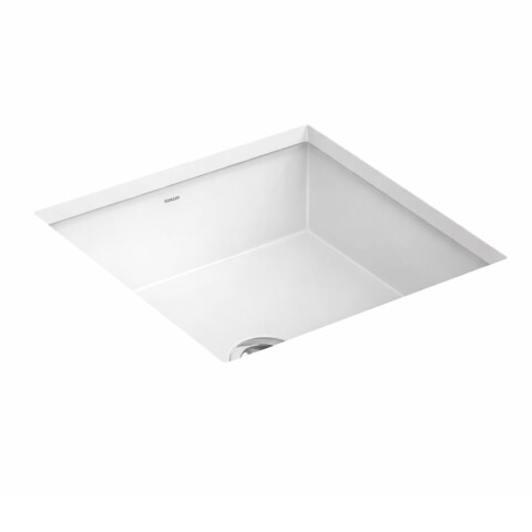 Bacha de embutir cuadrada 41 cm blanca Deca Bacha De Embutir Cuadrada 41 Cm Blanca Deca