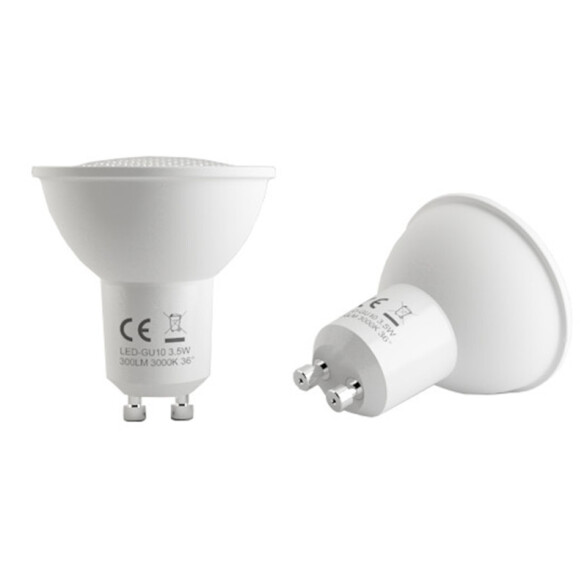 Lámpara LED dicroica GU-10 4,5W 350Lm luz cálida IX1000