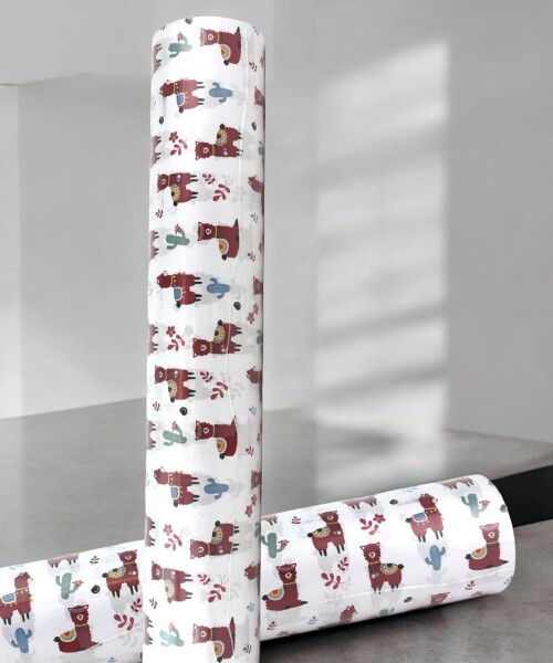 Papel regalo bobina 60 cm. x 100 mts LLAMAS