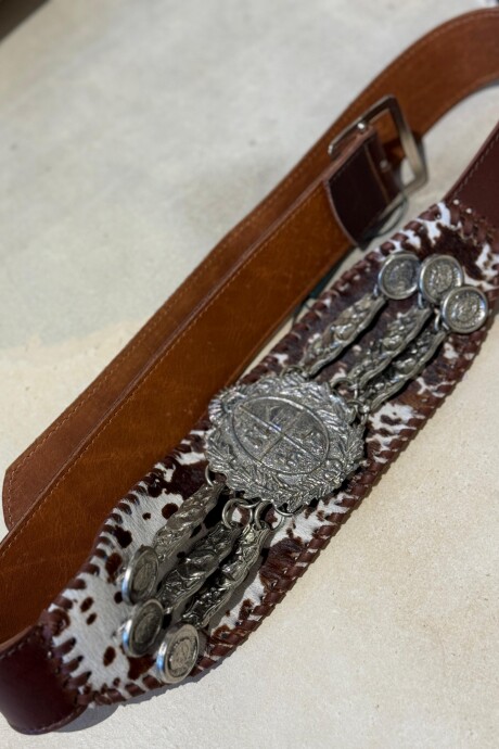 Rastra Belt Print Chocolate