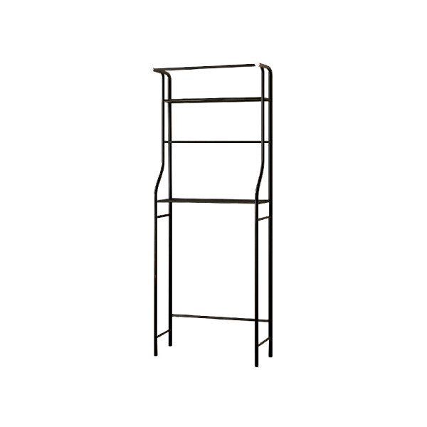 ESTANTE SOBRE LAVARROPA NEGRO ESTANTE SOBRE LAVARROPA NEGRO