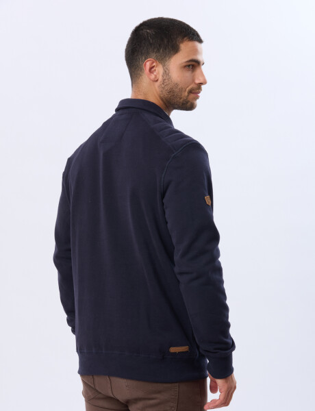 BUZO POLO DE FELPA Azul