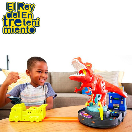 Pista De Autos Hot Wheels T-rex Devorador City Pista De Autos Hot Wheels T-rex Devorador City