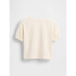 IE FRCH BF SS LOGO T IVORY FROST