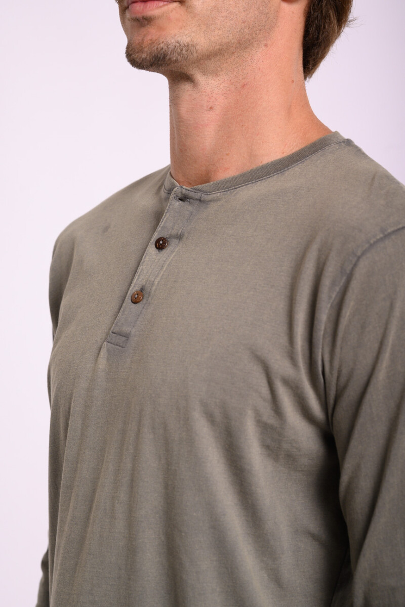 Remera manga larga Gris