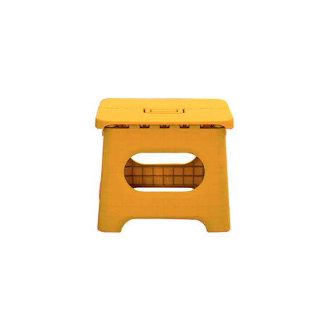 Banco Plegable Multiuso Resistente Amarillo