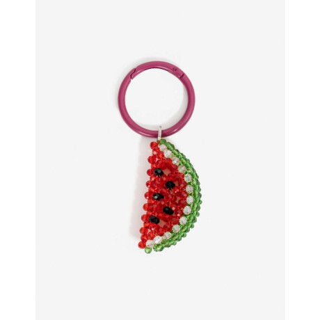 Llavero Y Bag Charm Fruta De Beads Combinacion Bicolor
