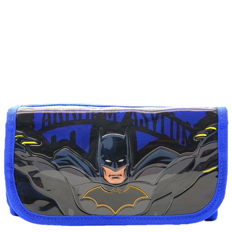 Cartuchera Batman Cartuchera Batman Azul - Gris - Amarillo