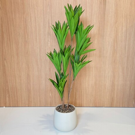 Planta Artificial Con Maceta Ceramica 1.2M Planta Artificial Con Maceta Ceramica 1.2M