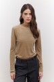 POLERA VELVET BEIGE