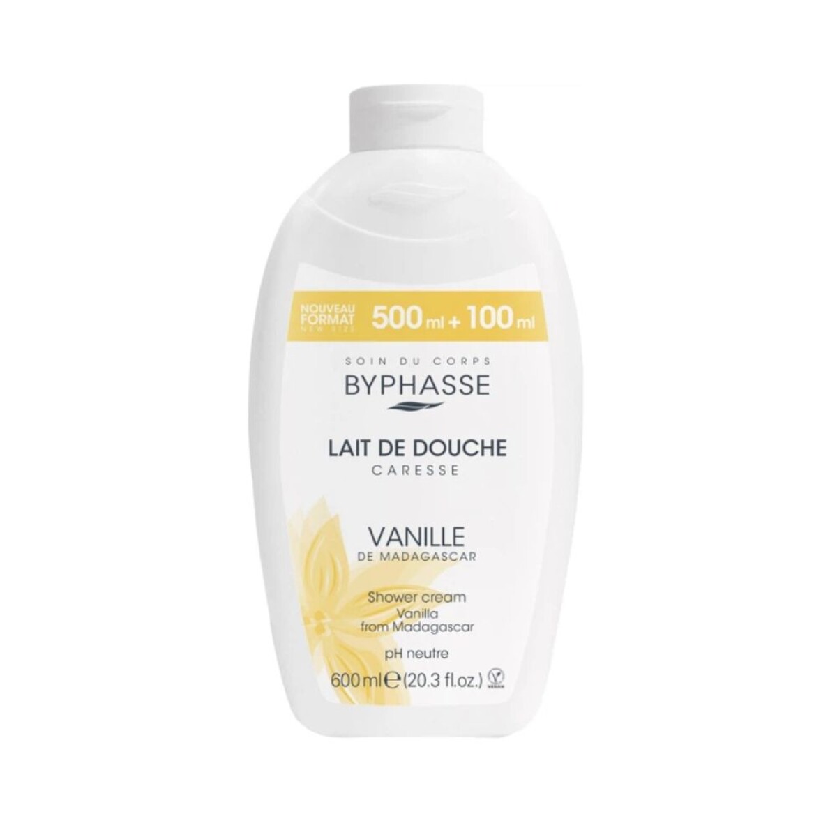 Byphasse Caresse Vanilla Shower Gel - 600ML 