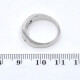 Anillo Medio Sin Fin En Oro Blanco 18K, Con Brillantes Anillo Medio Sin Fin En Oro Blanco 18K, Con Brillantes