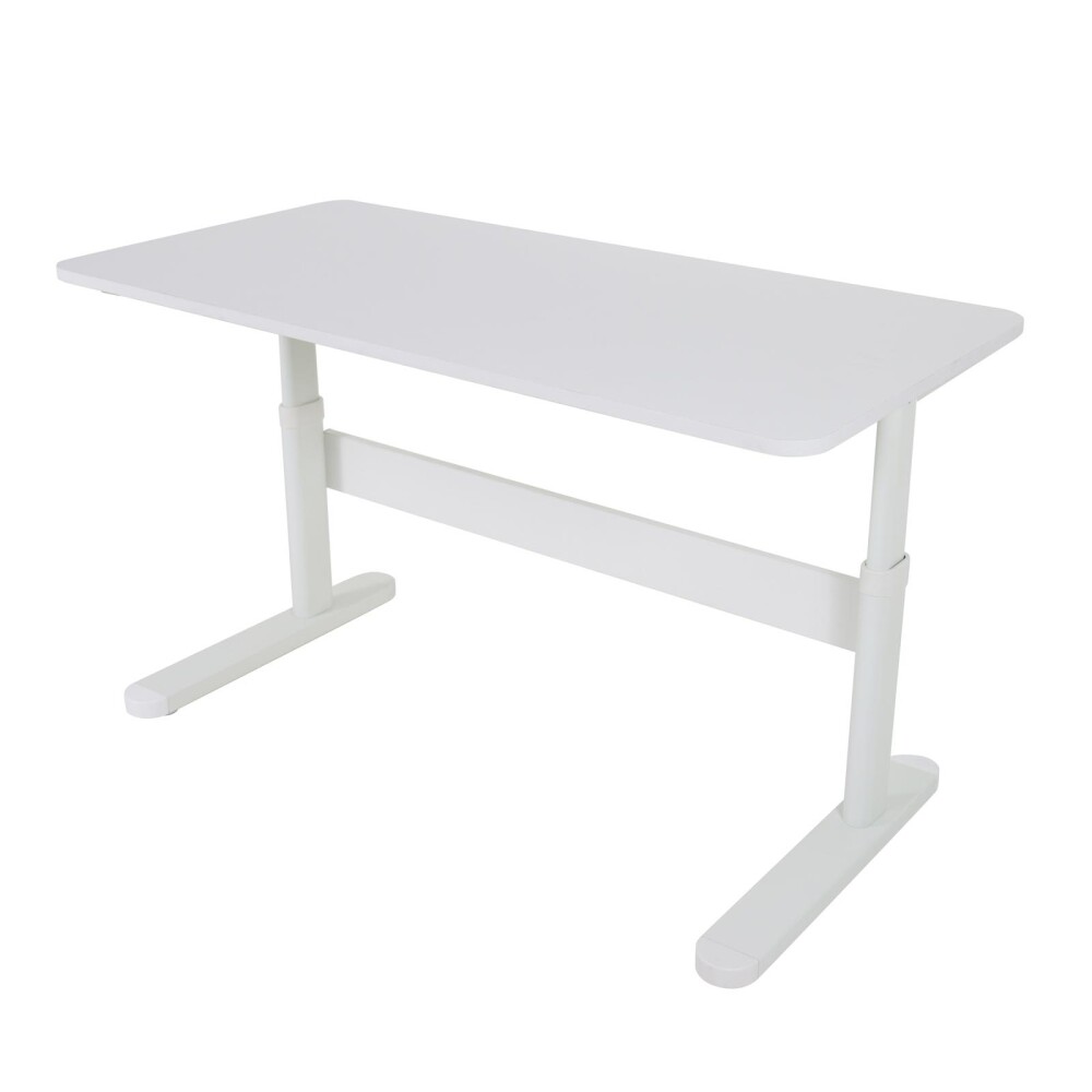ESCRITORIO REGULABLE KIDS MDF-Y-METAL BLANCO CURIE 1,2M