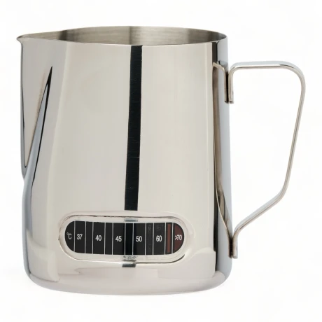 Jarra Para Espumar Leche Ac Inox Con Termómetro 500 Ml Sin Color