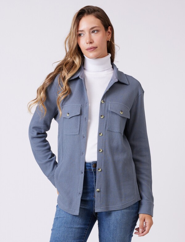 Sobrecamisa Texturada GRIS