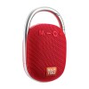 Parlante portátil bluetooth TG321 simil clip rojo Parlante portátil bluetooth TG321 simil clip rojo