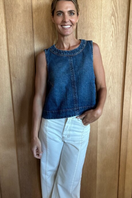 Chaleco Cadaqués Denim azul