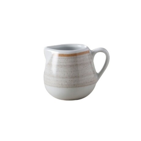 Cremera Redonda con Asa Artisan 85 ml Beige Porcelana Cremera Redonda con Asa Artisan 85 ml Beige Porcelana