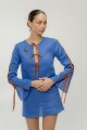 VESTIDO TIRA Azul