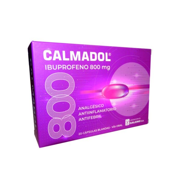 CALMADOL 800 CJ X 20 CAPS. BLANDAS única