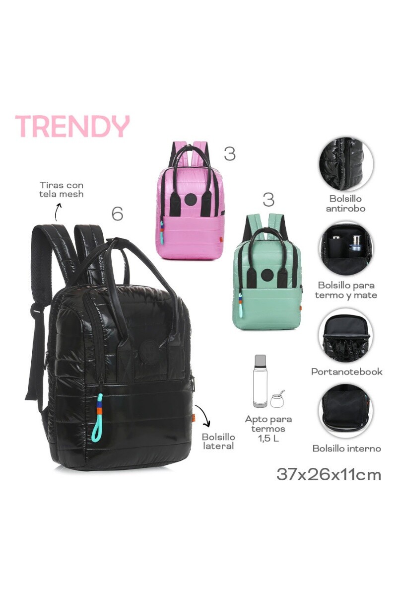 Mochila matera Trendy Negro