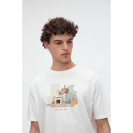 Remera Hess Off white