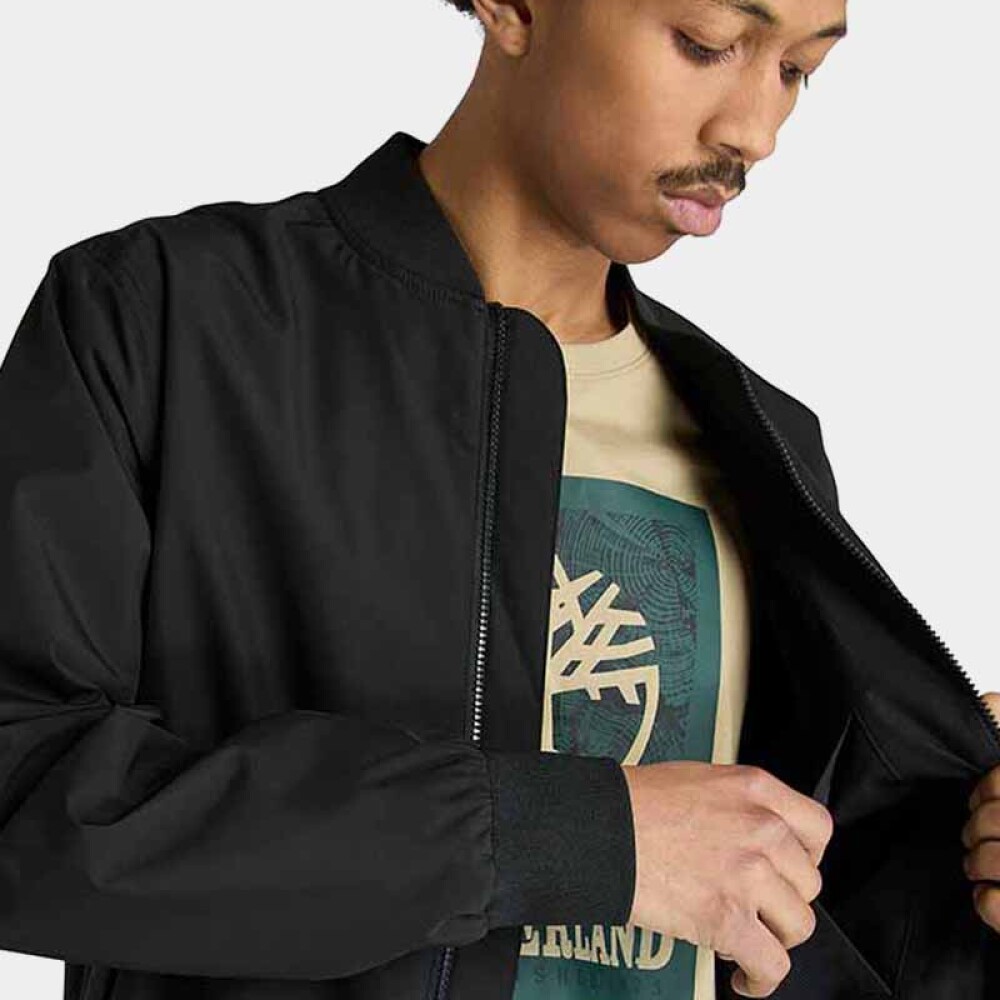 Casaca WaterResistant Mid-Season Bomber Hombre Black