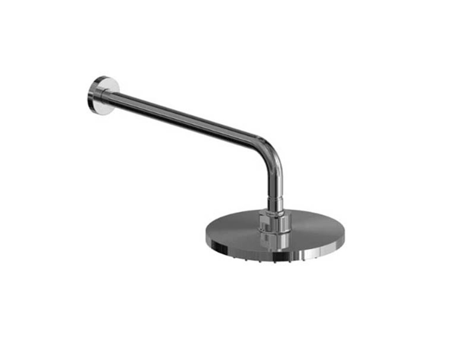 Roseta Y Brazo Redonda Articulada 20Cm Cromada 