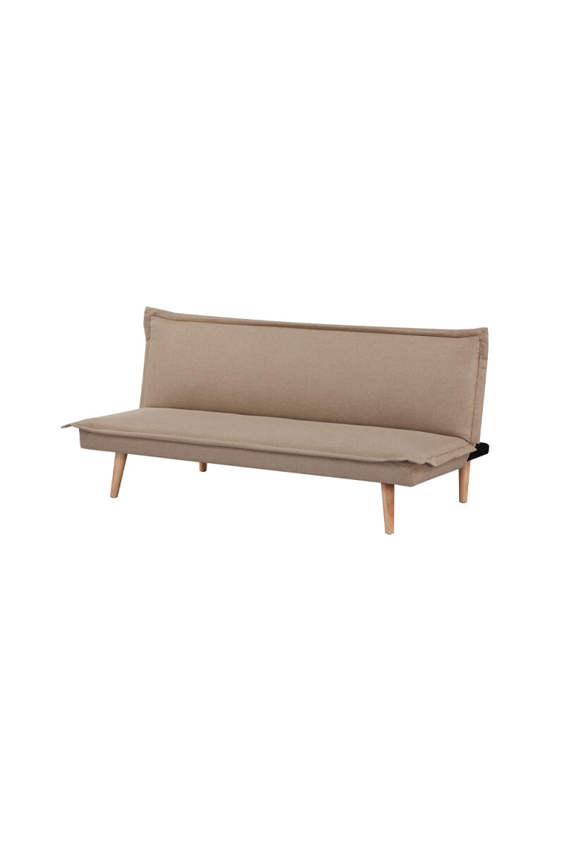 Sofá Cama Click Clack, 2 Cuerpos Nero - Beige 