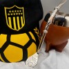 Bombilla de plata y oro logo Peñarol Bombilla de plata y oro logo Peñarol