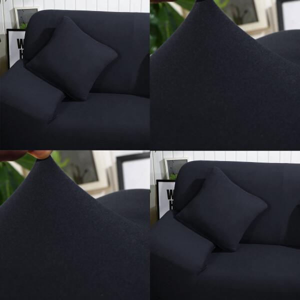 Funda Protector Sillón Sofá 2 Cuerpos Ajustable Elastizada Variante Color Gris Azulado