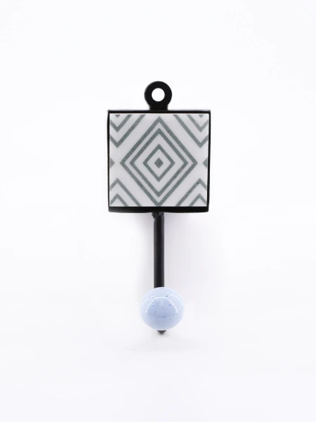 PERCHERO CERAMICA NINA BLANCO