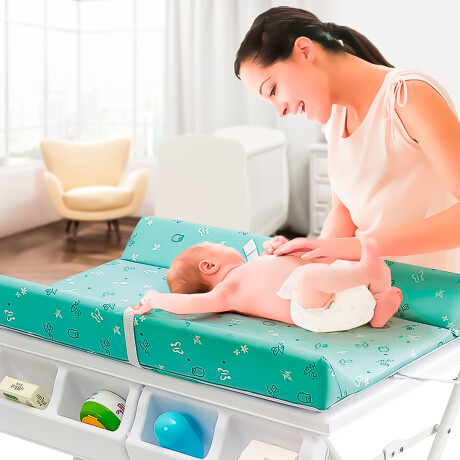 Bañito Bebé Plegable Con Cambiador Y Organizador Rosa