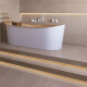 Porcelanato greige acetinado 90x90Cm 10Mm piso pared GAMAS DE BEIGE