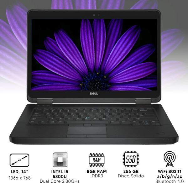 Notebook Dell Latitude E5450 I5 8gb 256gb NOTEBOOK RFPL DELL E5450 I5/8/256/14"
