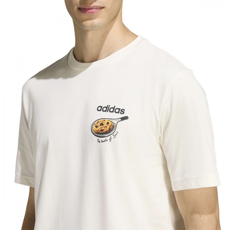 REMERA ADIDAS M COOKIE Hombre KD3931 Blanco