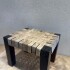 Petit Stool Lonja Trenzada Oscuro