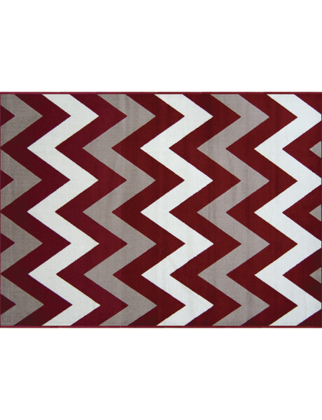 Alfombra rectangular Renaissance Smarth 1.50x2.00mts Rojo Zigzag