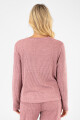 Remera rib fino rosado Rosa antique