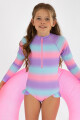 Malla manga larga unicornio 2-8a Lila