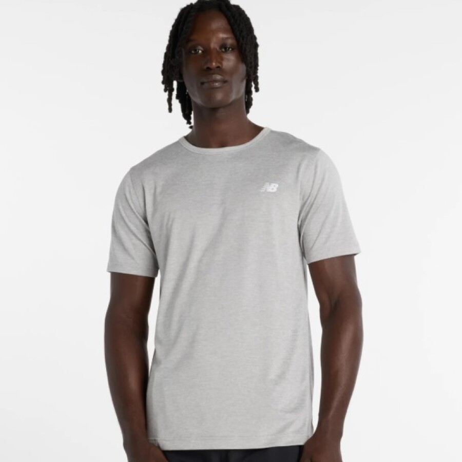 Remera de Hombre New Balance Men Shirt Gris