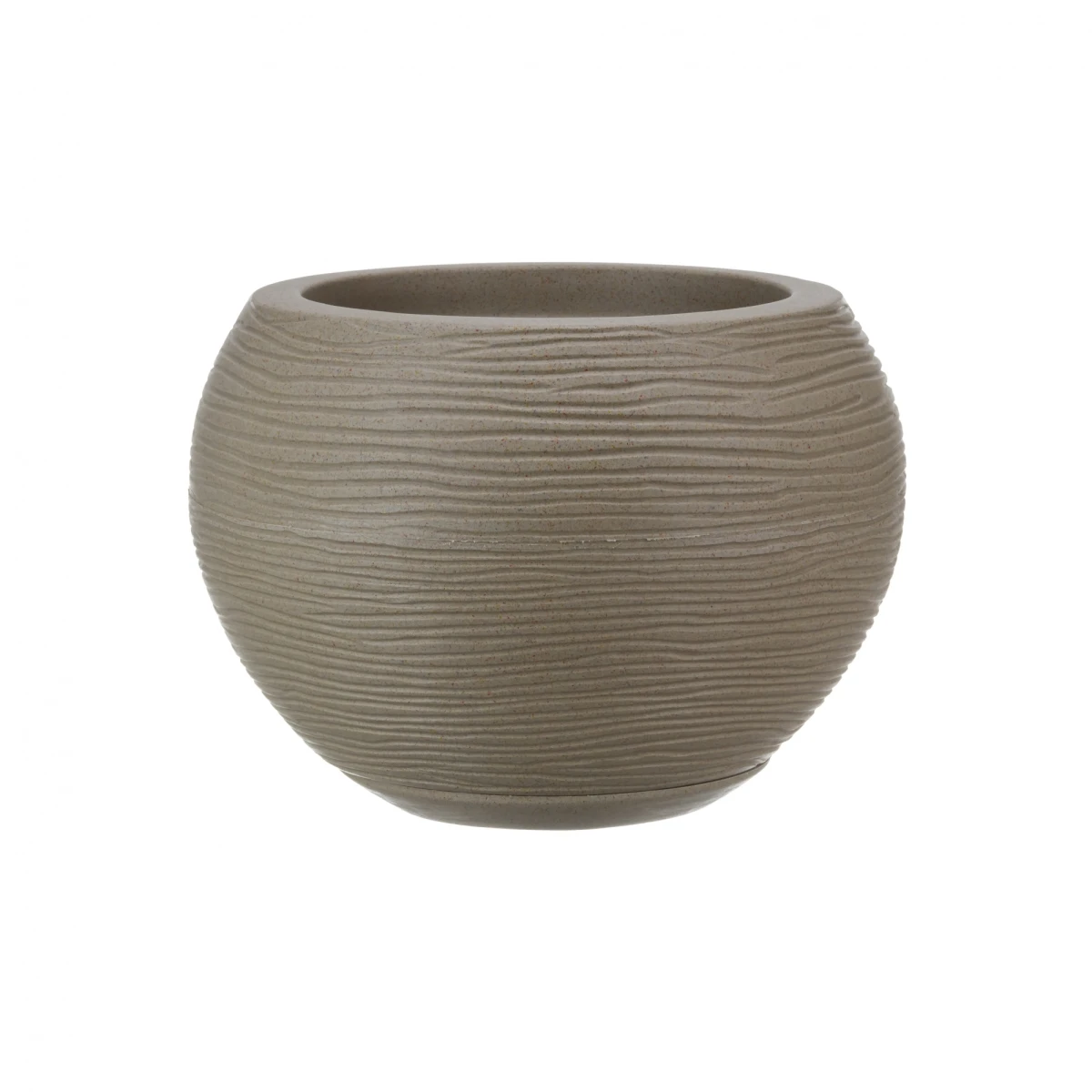 MACETA 17X19CM FLORENCA SISAL EFECTO PIEDRA BEIGE 