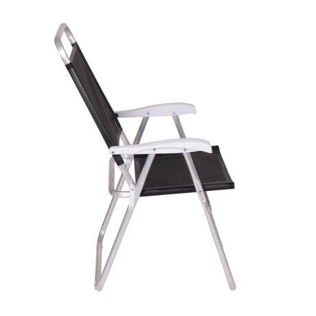 Reposera Alta Plegable en Aluminio Mor Master Plus Fashion Negro