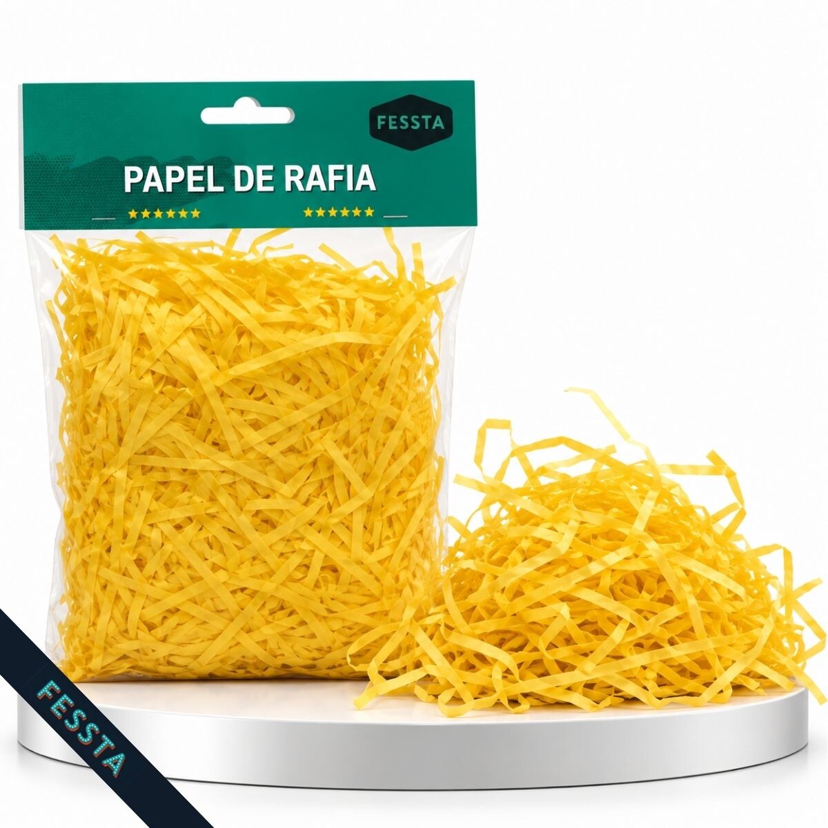 Papel Picado en Tiras 40 GRS - Amarillo 
