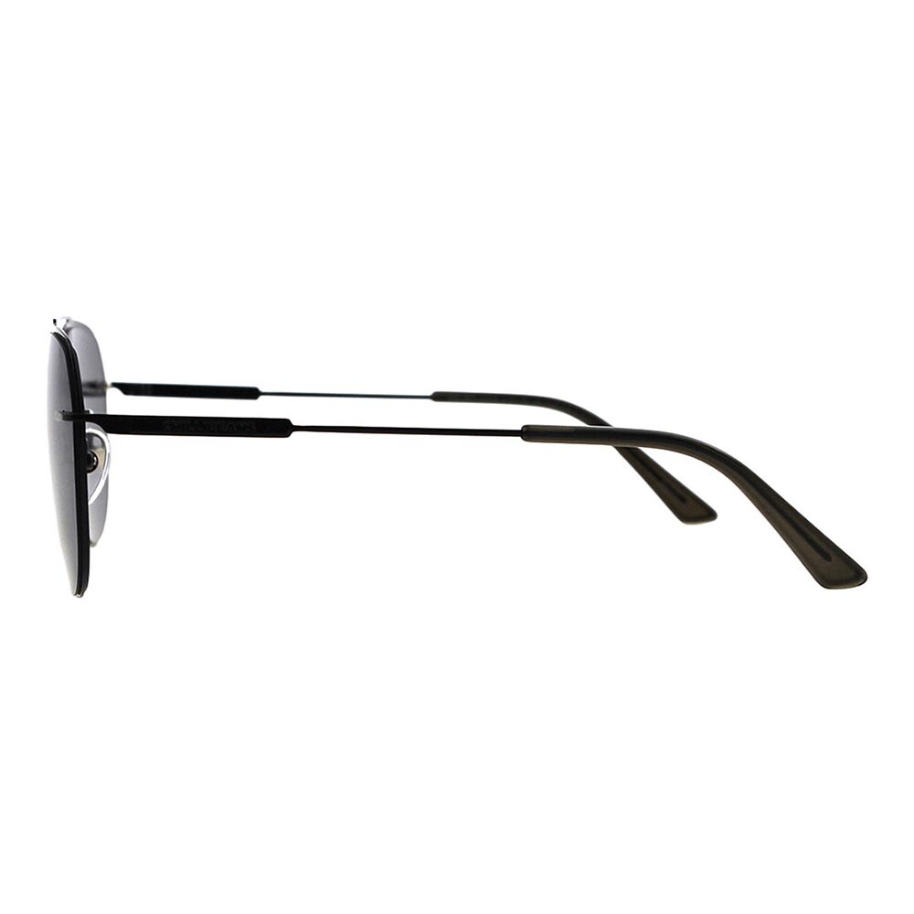 Lentes De Sol Ultralight Aviador De Acero Inoxidable Negro/Negro