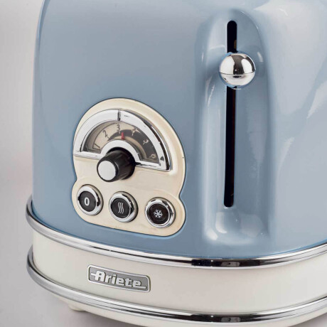 Tostadora Ariete Vintage 2 Ranuras con Pinza Celeste