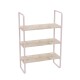 Estanteria madera y metal 3 estantes ROSA