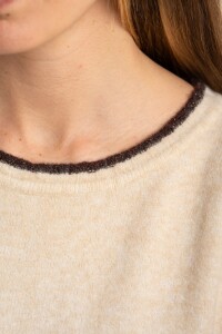 Sweater Rayado Bordeaux